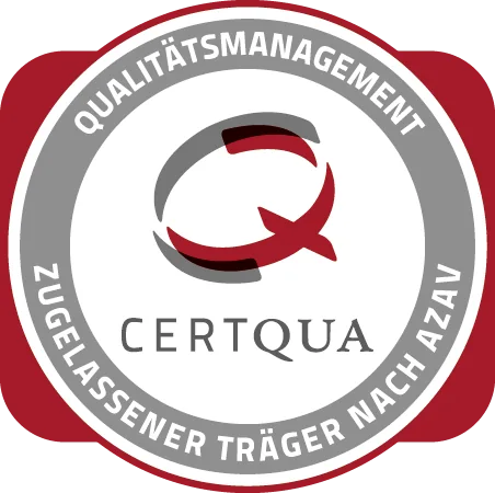CERTQUA-Siegel für die AZAV-Trägerzulassung
