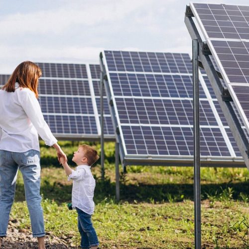 Solartechnik - Zukunft erneuerbare Energien